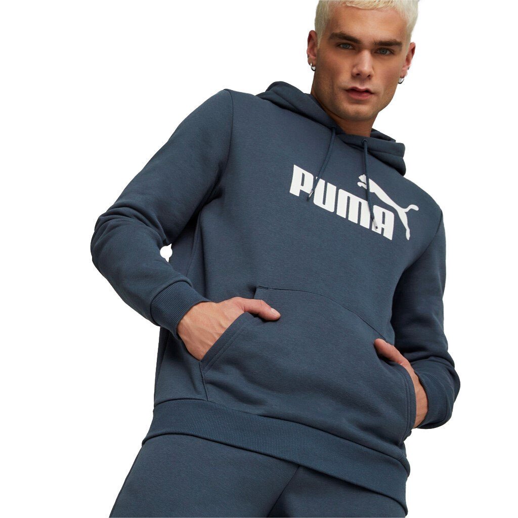 Puma Jumpperi Ess Big Logo Hoodie Blue 586687 61 hinta ja tiedot | Miesten puserot ja hupparit | hobbyhall.fi