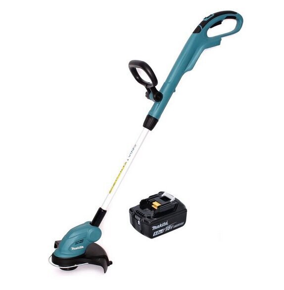 Makita DUR 181 T1 akkuleikkuri 18 V 260 mm + 1x akku 5,0 Ah - ilman laturia hinta ja tiedot | Ruohotrimmerit | hobbyhall.fi