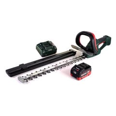 Metabo AHS 18-55 V johdoton pensasleikkuri 18V 53cm + 1x akku 5,5Ah + laturi hinta ja tiedot | Pensasleikkurit | hobbyhall.fi