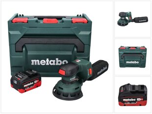 Metabo SXA 18 LTX 125 BL Langaton orbitaalihiomakone 18 V 125 mm + 1x akku 5,5 Ah + metaBOX - ilman laturia hinta ja tiedot | Hiomakoneet | hobbyhall.fi