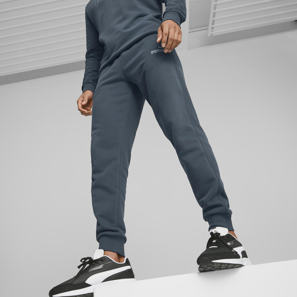 Puma Housut Ess Elevated Sweatpants Blue 673388 16 hinta ja tiedot | Miesten housut | hobbyhall.fi