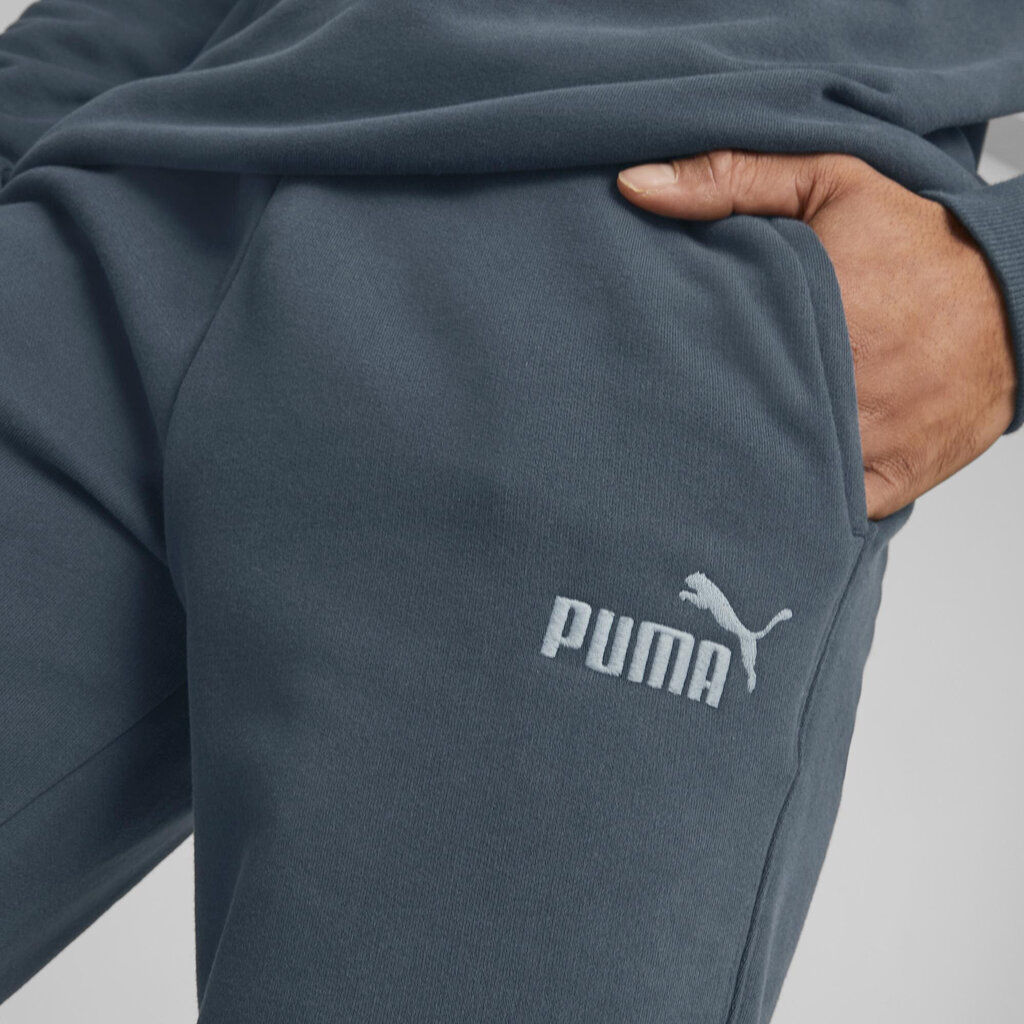 Puma Housut Ess Elevated Sweatpants Blue 673388 16 hinta ja tiedot | Miesten housut | hobbyhall.fi