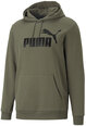 Puma huppari Ess Big Logo Hoodie Khaki 586687 36