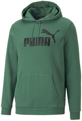 Puma Jumpperi Ess Big Logo Hoodie Green 586687 46 hinta ja tiedot | Miesten puserot ja hupparit | hobbyhall.fi