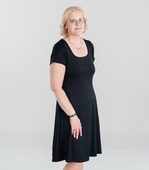 Zabaione naisten mekko JULA KL*01, musta 4067218233343 hinta ja tiedot | Mekot | hobbyhall.fi
