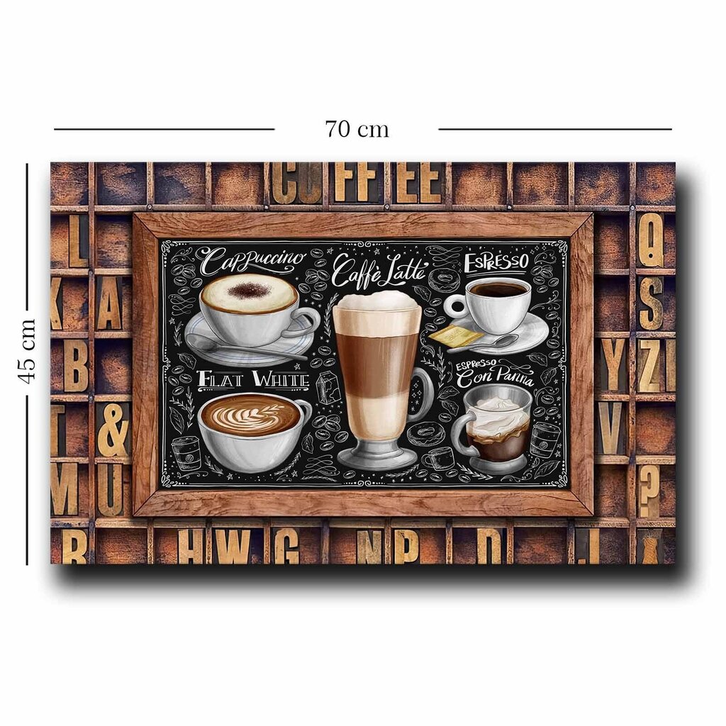 Jäljennös Coffee 4570NISC-003 hinta ja tiedot | Taulut | hobbyhall.fi