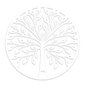 Seinäkoriste Tree In Circle, 1 kpl hinta ja tiedot | Sisustustuotteet | hobbyhall.fi