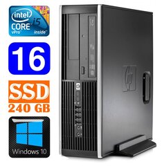 HP 8100 Elite SFF i5-650 16GB 240SSD DVD WIN10 hinta ja tiedot | Pöytätietokoneet | hobbyhall.fi