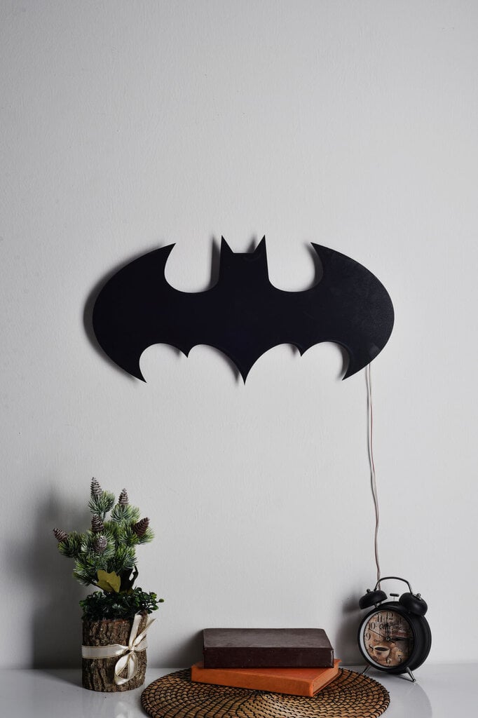 Koristeellinen seinävalaisin Batman, 1 kpl. hinta ja tiedot | Sisustustuotteet | hobbyhall.fi