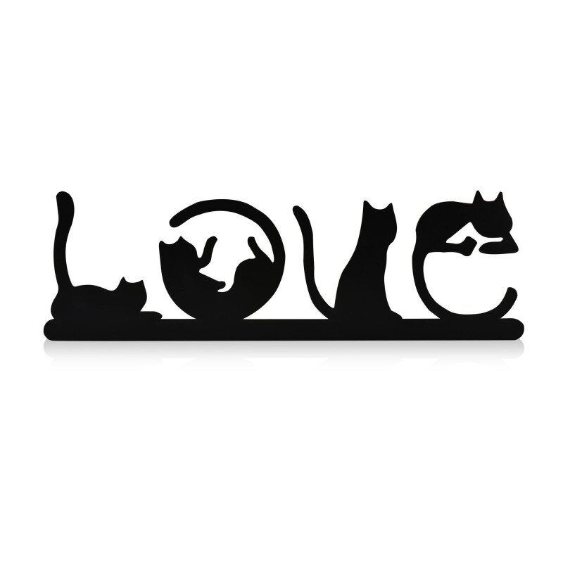 Koristeellinen seinävalaisin Cat Love, 1 kpl. hinta ja tiedot | Sisustustuotteet | hobbyhall.fi