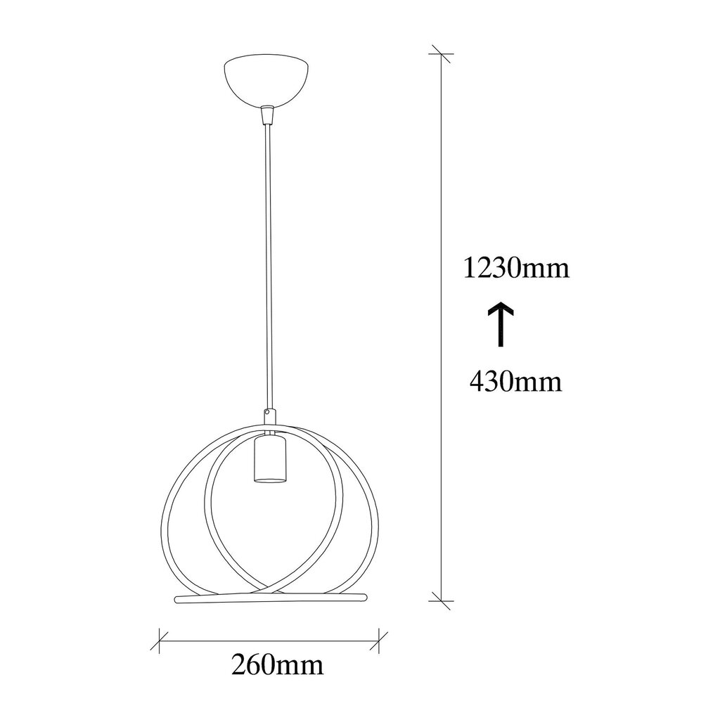 Opviq-riippuvalaisin Circle hinta ja tiedot | Riippuvalaisimet | hobbyhall.fi