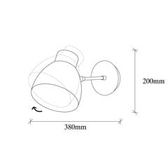 Opviq seinävalaisin Dodo hinta ja tiedot | Seinävalaisimet | hobbyhall.fi