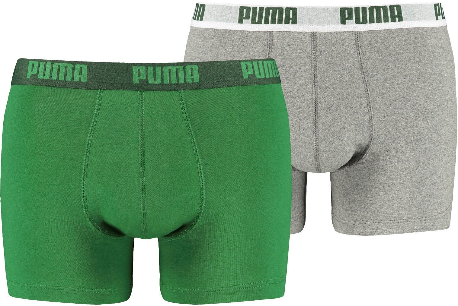 Puma Alusvaatteet Basic Boxer, harmaa/vihreä hinta ja tiedot | Miesten alushousut | hobbyhall.fi