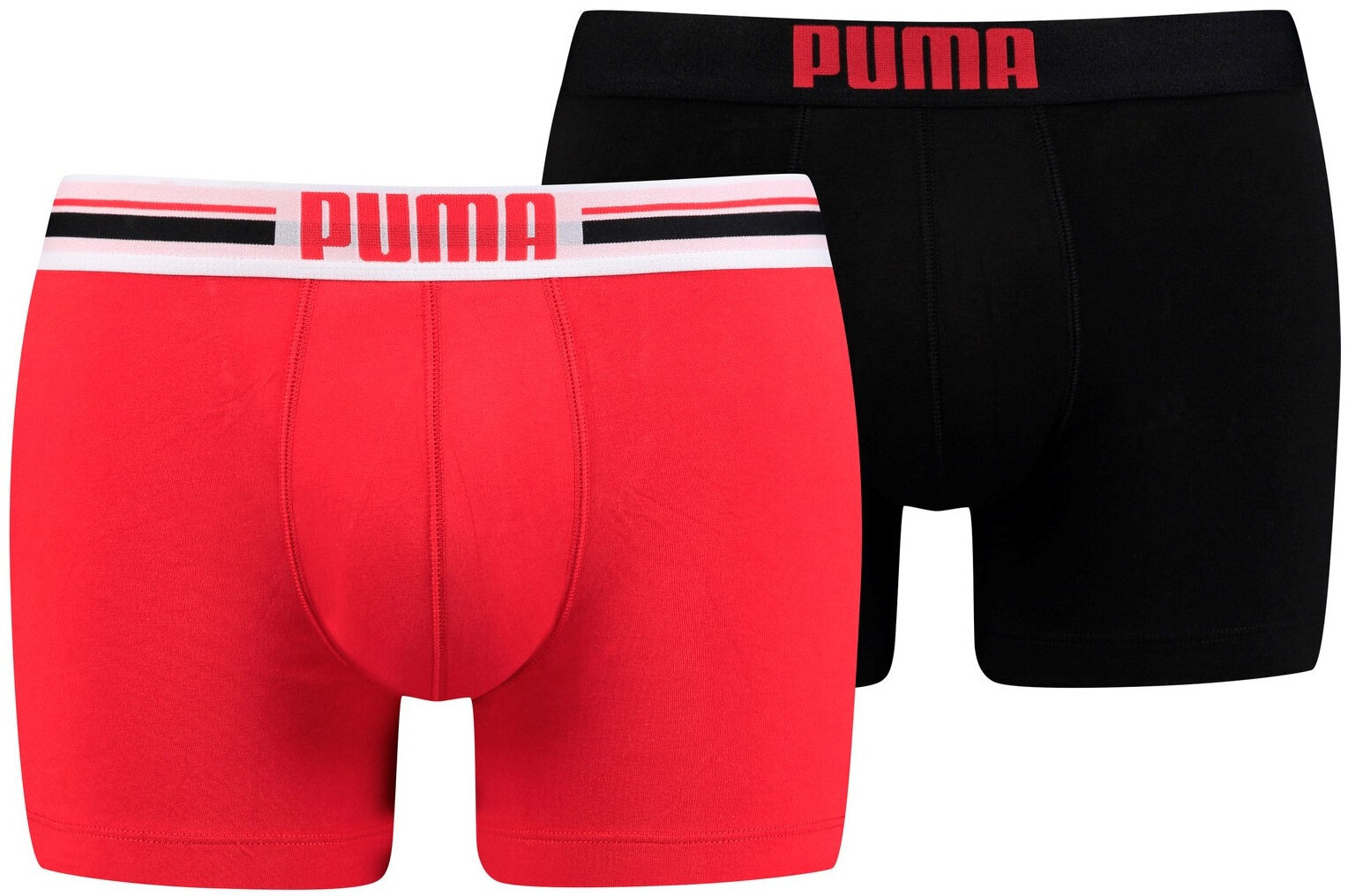 Puma Alusvaatteet Placed Logo Black Red hinta ja tiedot | Miesten alushousut | hobbyhall.fi