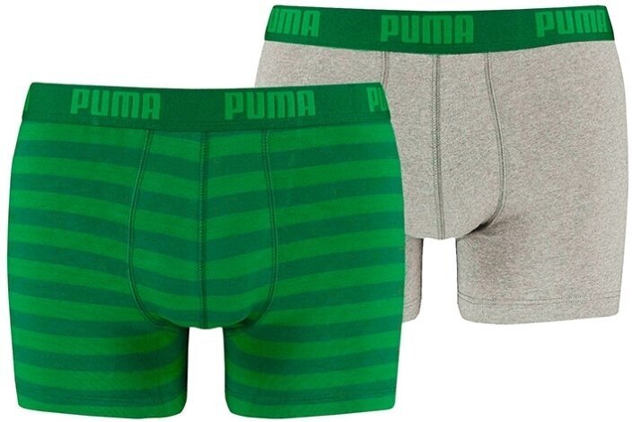 Puma Alusvaatteet Stripe 1515 Green Grey hinta ja tiedot | Miesten alushousut | hobbyhall.fi