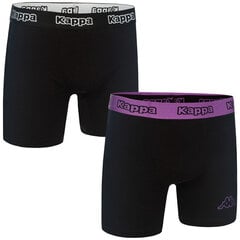 Kappa Alusvaatteet Boxers 2 - Pack Black Purple hinta ja tiedot | Miesten alushousut | hobbyhall.fi