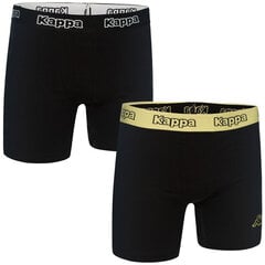 Kappa Uros Alusvaatteet Boxers 2 - Pack Yellow Black hinta ja tiedot | Miesten alushousut | hobbyhall.fi