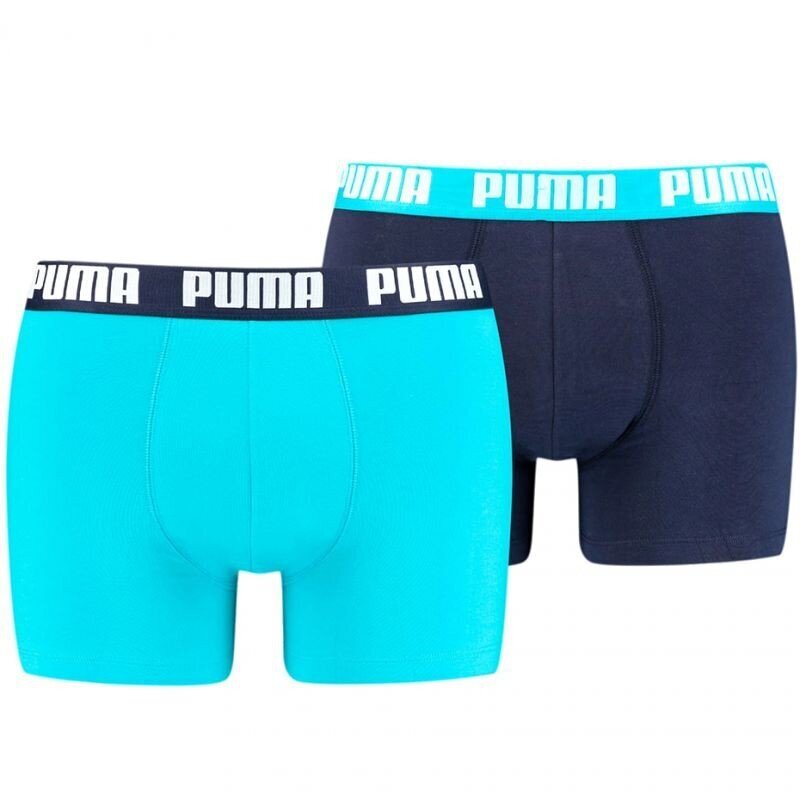 Puma Alusvaatteet Basic Boxer Blue hinta ja tiedot | Miesten alushousut | hobbyhall.fi