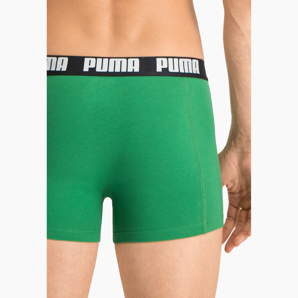 Puma Alusvaatteet Basic Boxer Green Black hinta ja tiedot | Miesten alushousut | hobbyhall.fi