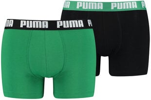 Puma Alusvaatteet Basic Boxer Green Black hinta ja tiedot | Miesten alushousut | hobbyhall.fi