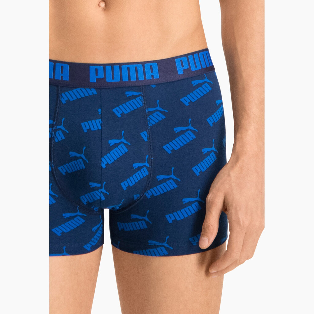 Puma Alusvaatteet Men Aop Boxer Blue hinta ja tiedot | Miesten alushousut | hobbyhall.fi