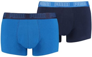 Puma Alusvaatteet Basic Trunk Blue 935015 03 hinta ja tiedot | Miesten alushousut | hobbyhall.fi