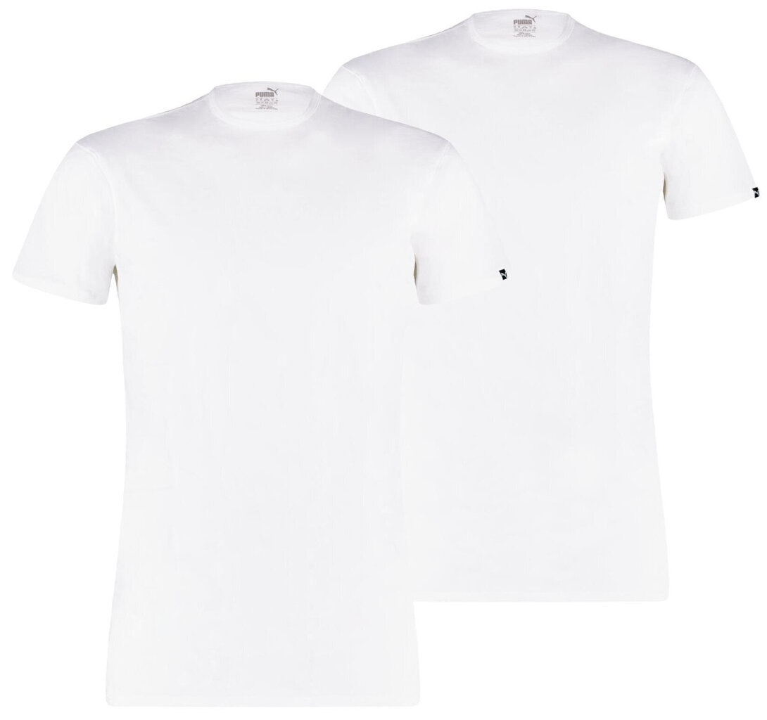 Puma T-paita Basic 2p Cre White 935016 02 hinta ja tiedot | Miesten aluspaidat | hobbyhall.fi