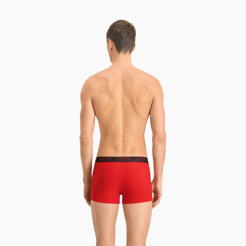 Puma Alusvaatteet Basic Trunk Black Red 935015 02 hinta ja tiedot | Miesten alushousut | hobbyhall.fi