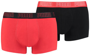 Puma Alusvaatteet Basic Trunk Black Red 935015 02 hinta ja tiedot | Miesten alushousut | hobbyhall.fi