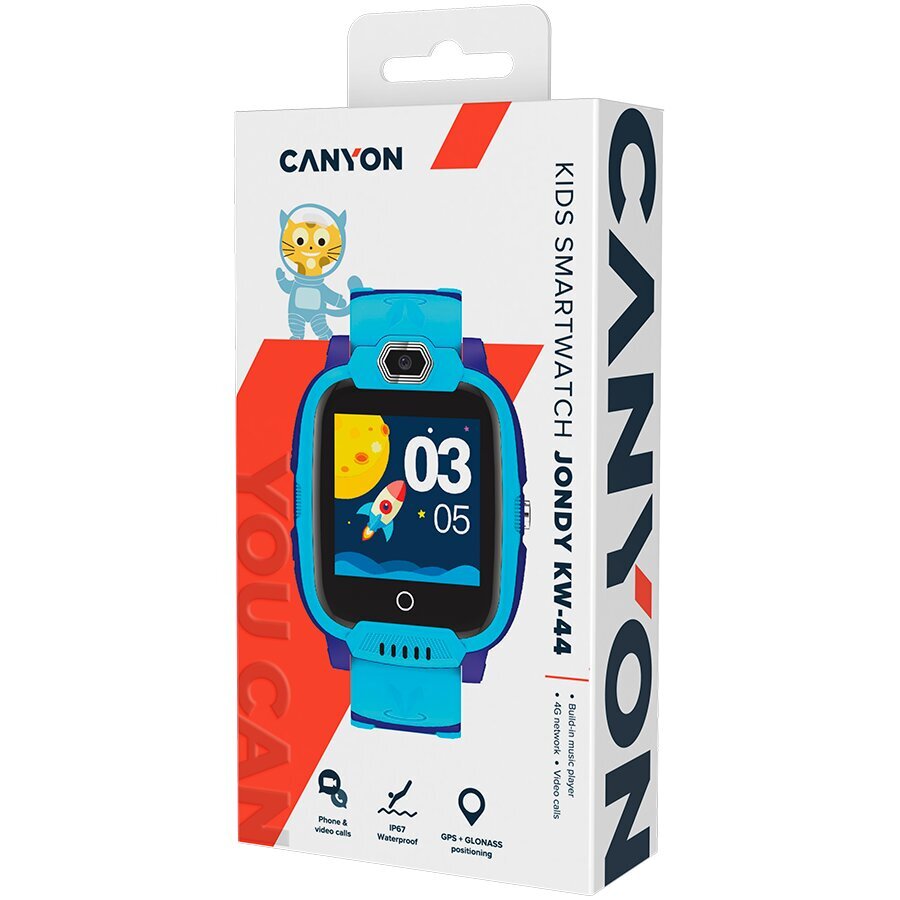 Canyon Jondy Kids Watch Blue CNE-KW44BL hinta ja tiedot | Älykellot | hobbyhall.fi