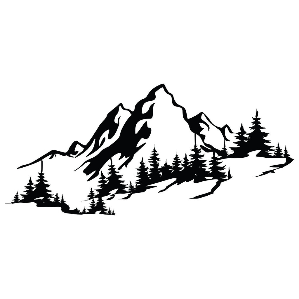 Seinäkoriste Mountain, 1 kpl hinta ja tiedot | Sisustustuotteet | hobbyhall.fi