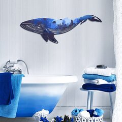 Seinäkoriste Whale, 1 kpl hinta ja tiedot | Sisustustuotteet | hobbyhall.fi