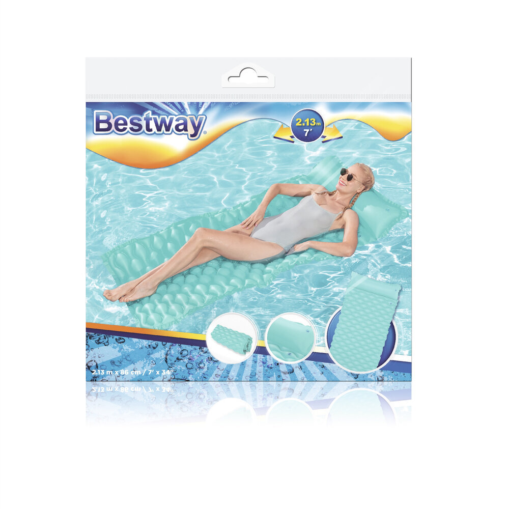 Puhallettava uimapatja 213x86 cm Bestway 44020 hinta ja tiedot | Puhallettavat vesilelut ja uima-asusteet | hobbyhall.fi