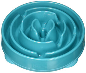 Outward Hound Slow Eating Bowl ruokakuppi, koko L, sininen hinta ja tiedot | Outward Hound Koirat | hobbyhall.fi