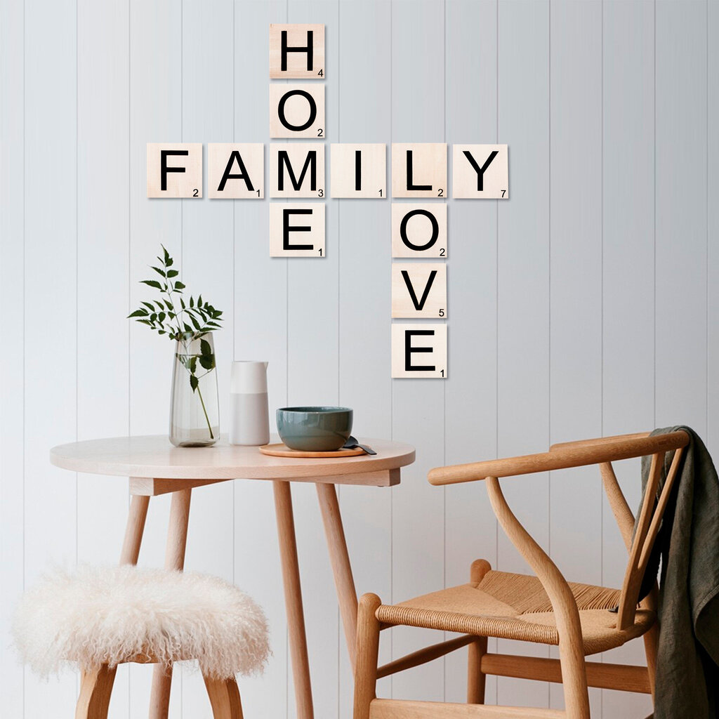 Seinäkoriste Family Home Love, 1 kpl hinta ja tiedot | Sisustustuotteet | hobbyhall.fi