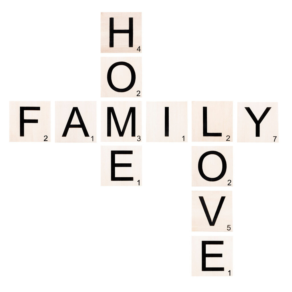Seinäkoriste Family Home Love, 1 kpl hinta ja tiedot | Sisustustuotteet | hobbyhall.fi