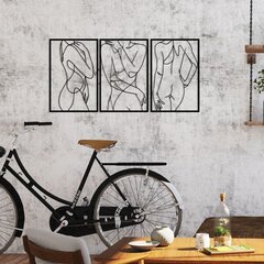 Seinäkoriste Metal Body Line Art, 1 kpl hinta ja tiedot | Sisustustuotteet | hobbyhall.fi