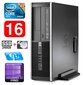 HP 8100 Elite SFF i5-650 16GB 240SSD+2TB DVD WIN10Pro hinta ja tiedot | Pöytätietokoneet | hobbyhall.fi