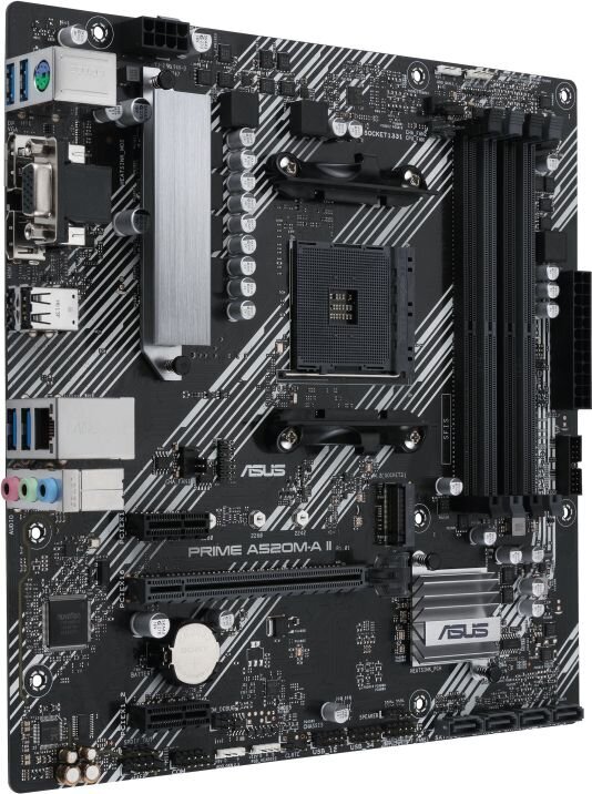 Asus AM4 ASUS PRIME A520M-A II mATX hinta ja tiedot | Emolevyt | hobbyhall.fi