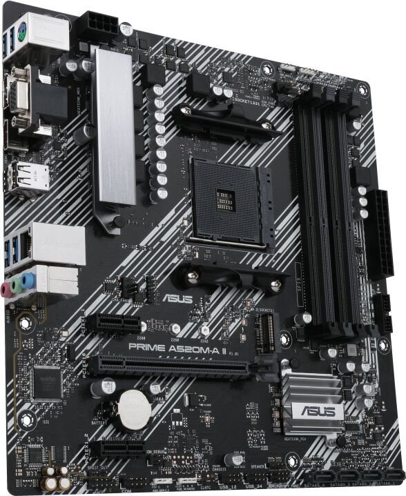 Asus AM4 ASUS PRIME A520M-A II mATX hinta ja tiedot | Emolevyt | hobbyhall.fi