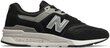 New Balance Jalkineet 997H Black Silver hinta ja tiedot | Miesten urheilu- ja vapaa-ajan kengät | hobbyhall.fi