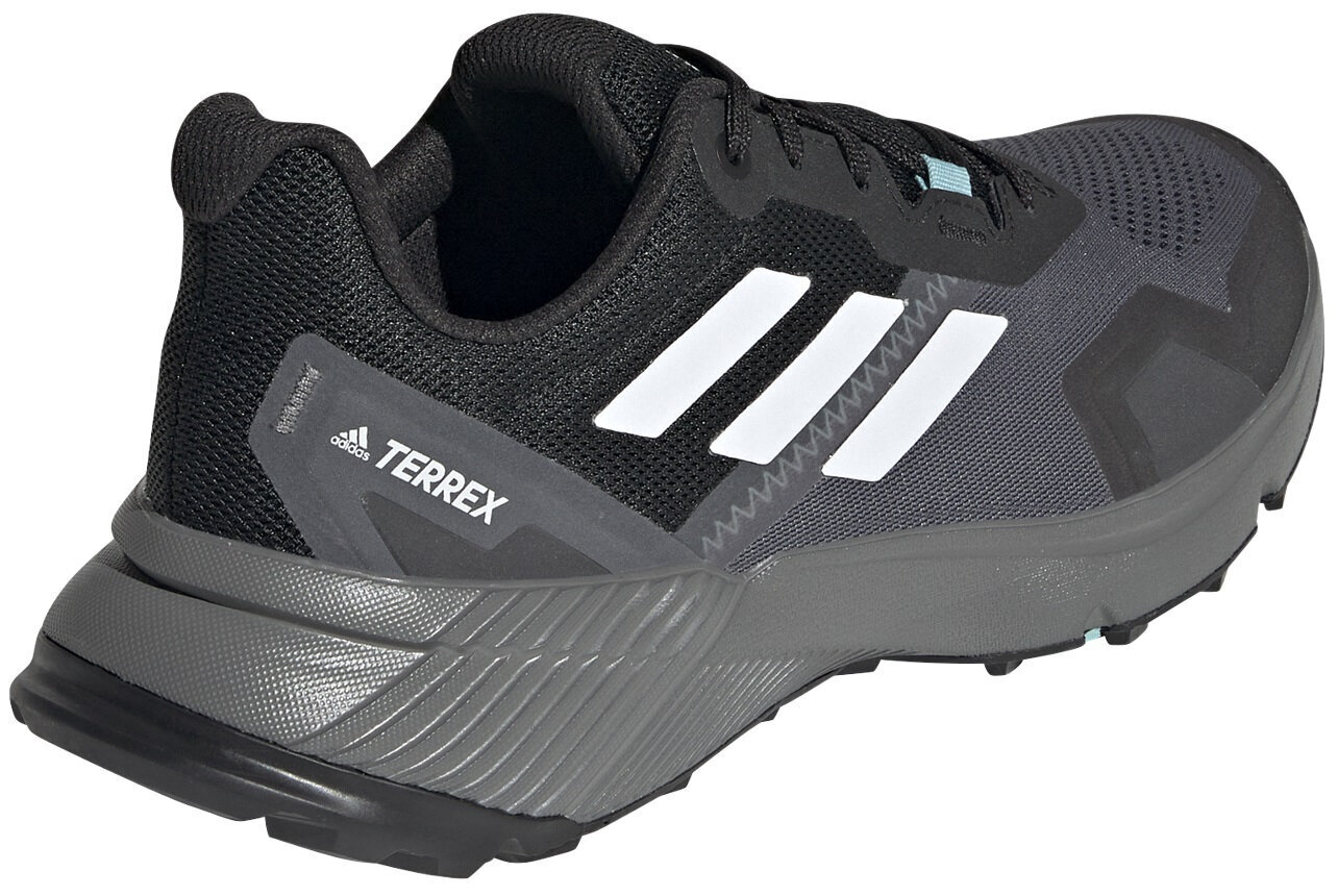 Adidas Jalkineet Terrex Soulstride W Black Grey hinta ja tiedot | Miesten urheilu- ja vapaa-ajan kengät | hobbyhall.fi