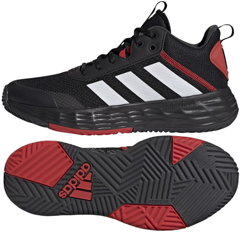 Adidas Jalkineet Ownthegame 2.0 Black H00471 hinta ja tiedot | Miesten kengät | hobbyhall.fi