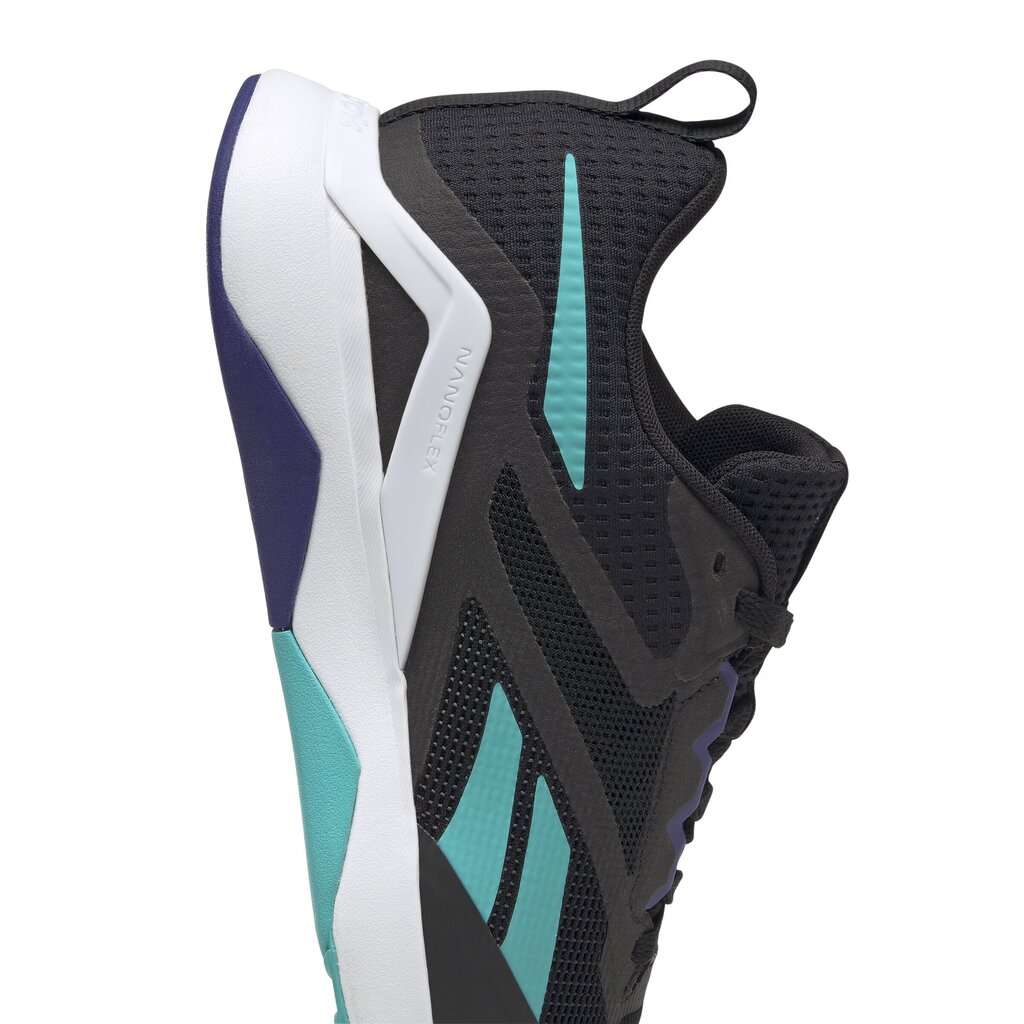 Reebok Jalkineet Nanoflex Tr 2.0 Black Green GY6212 hinta ja tiedot | Miesten urheilu- ja vapaa-ajan kengät | hobbyhall.fi