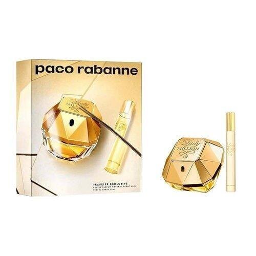 Paco Rabanne Paco Rabanne Lady Million Eau De Perfume Spray 80 ml, 2 kpl hinta ja tiedot | Naisten hajuvedet | hobbyhall.fi