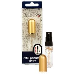 Travalo Pure Essentials - uudelleentäytettävä pullo 5 ml (kulta) hinta ja tiedot | Travalo Hajuvedet ja kosmetiikka | hobbyhall.fi