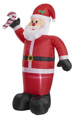 Puhallettava joulupukki pituus 2,4m, 8LED IP44 hinta ja tiedot | Joulukoristeet | hobbyhall.fi