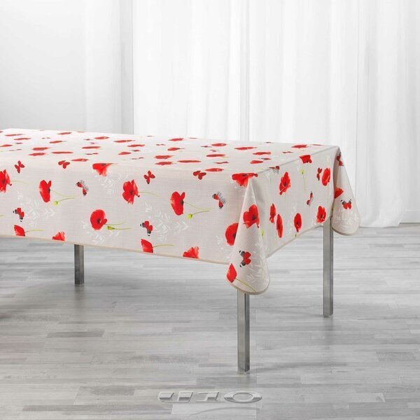 Douceur d'intérieur Sweet Poppy -pöytäliina, 150 x 240 cm hinta ja tiedot | Pöytäliinat, tabletit ja lautasliinat | hobbyhall.fi