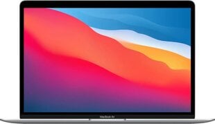 Apple MacBook Air 13” M1 8C CPU, 7C 8/256GB Space Grey INT MGN63ZE/A hinta ja tiedot | Kannettavat tietokoneet | hobbyhall.fi