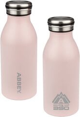 Abbey Victoria juomapullo, 350 ml, pinkki hinta ja tiedot | Juomapullot | hobbyhall.fi